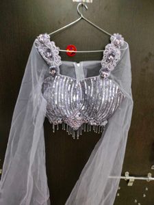 "Beautiful Lavender Colour Lengha 💜 #lengha