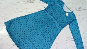 New Dress Frock Flared With Belt For Women