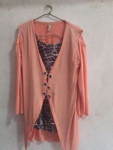 Shoulder Cut Top For Girls.