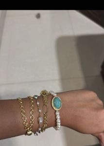 1 Layered And Combo Of 11 Beach Bracele