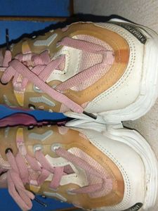 White And Pink Shoes For Girls