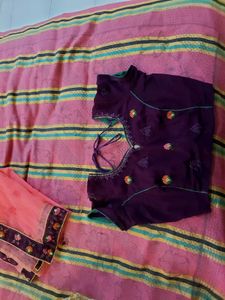 Women Purple Choli