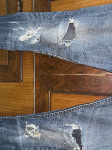Just Kavali Ripped Jeans