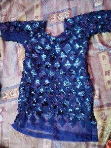 Sequined Party Kurta