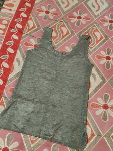 Gray Tank Top warm inner