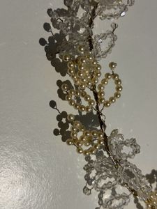 Pearl &amp; Crystal Hair Vine