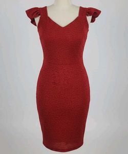 Red Bodycon Mini Dress