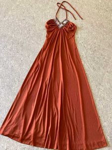 Halter Neck Backless Maxi Dress