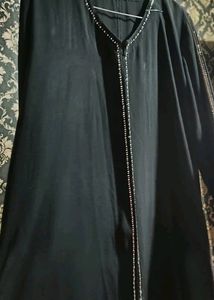 Rhinestone Work On Both Side Burkah And Hijab