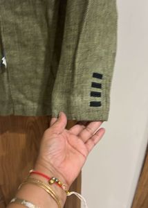 Linen Coat Style Shirt