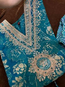 Heavy Embroidered Suit Set