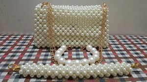 Stunning Pearl Beaded Handbag