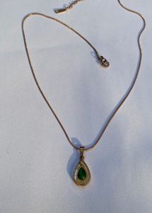 Anti Tarnish Teardrop Stainless Steel Necklace