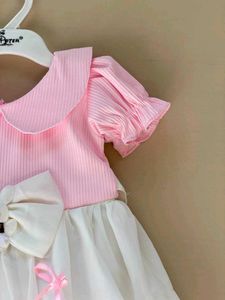 🆕️Cute Pink &amp; White Baby Dress