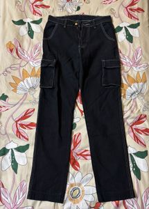 Black Cargo Pants/ Jeans