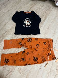 Honeyhap Cosmic Kids night suit-1-2 year