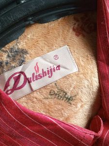 Striped Red Casual Shirt