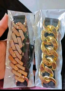Golden Dimond Belt Combo Of Four