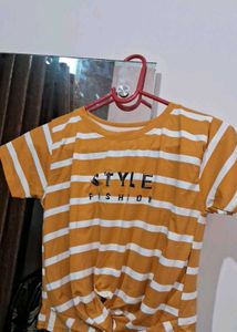 Striped Crop Top