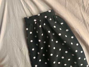 Polka Dot Blouse with Balloon Sleeves