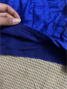 Royal Blue Embellished Blouse