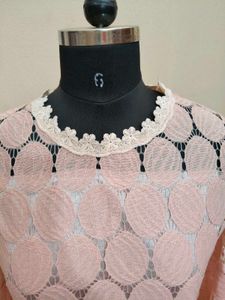 Blush Pink Lace Top