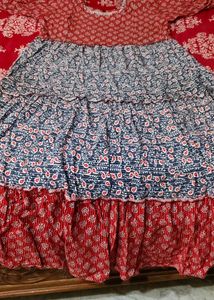 Cute Red & Blue Dress