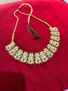 Elegant Kundan Necklace Set new with tag