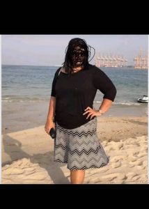 Mermaid Patterned Skirt