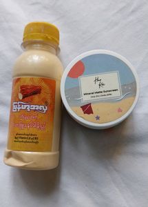 Hao Kai Sunscreen & Thanaka Lotion
