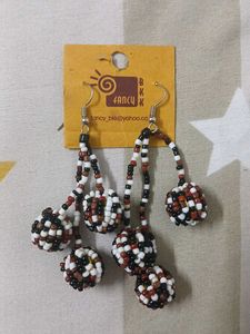 Beaded Drop Earrings
