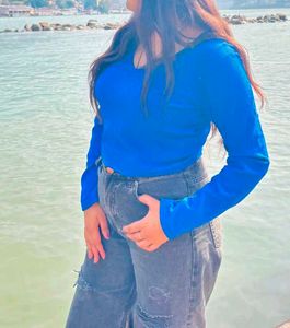 Rich Blue💙 Crop Top