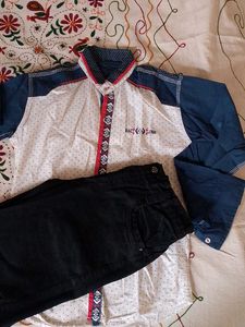 Boys Shirt Jeans Set