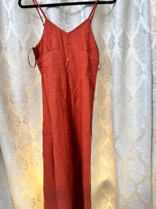 Women Rust Maxi Dress