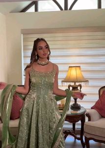 🆕️🆕️Gown-Dupatta in Embroidery Sequence Work