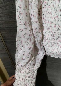 Floral Print Crop Top