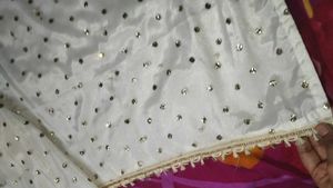 White Kurti Sharara Set