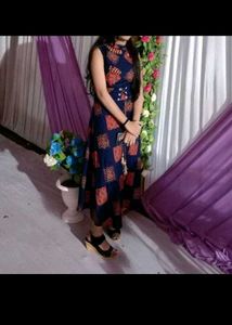 Combo Gown With Heels