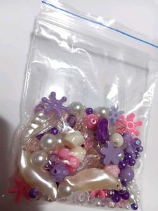 Purple And PINK Beads 🍇🍑