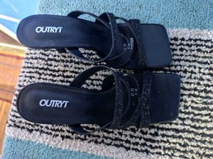 Stylish Black OUTRYT Sandals