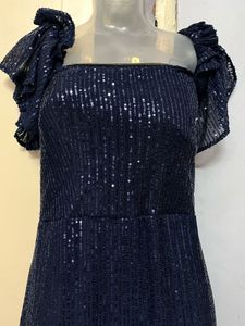 Pintrest Sparkling Blue Sequin Party Dress
