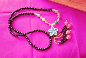 Cystal Mani Long Mala Premium Quality