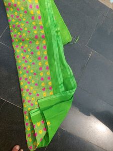 Green Used Saree I