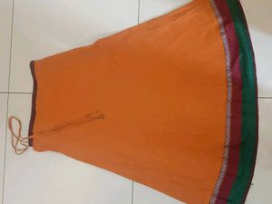 Akkriti By Pantaloons Mustard Ethnic Skirt