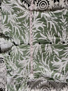 Green Floral half sleeves shirt