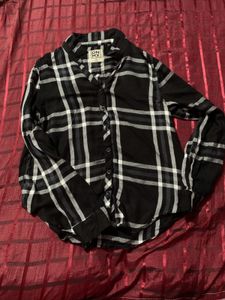 Plaid Button-Down Shirt