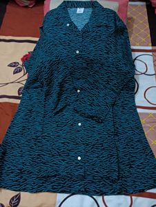 Navy Blue Polka Dot Cord Set