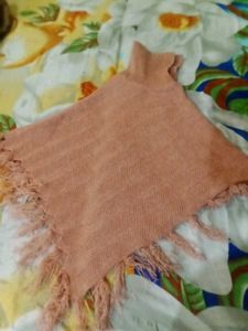 Stylish Fringed Shawl top for girls