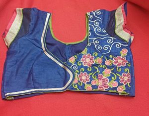 Designer Multicolor Shading All Over Embroidery Sa