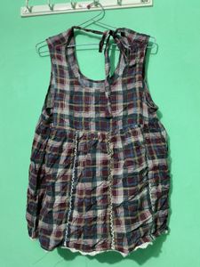 Plaid Tank Top